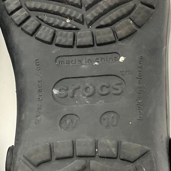 Crocs Cleo II‎ Double Strap Adjustable Sandals Black Womens Size 4 Slides main image 6